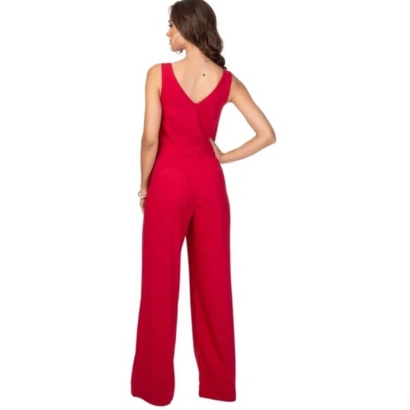 Guess Red Sleeveless Jumpsuit - Picture 3 of 5